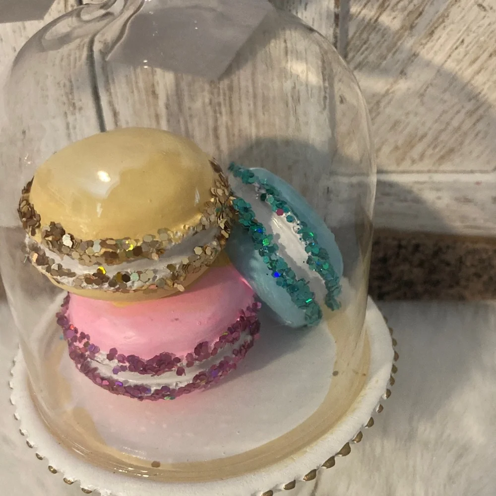 Target 2022 Wondershop Macaroons in GLASS Cloche Ornament